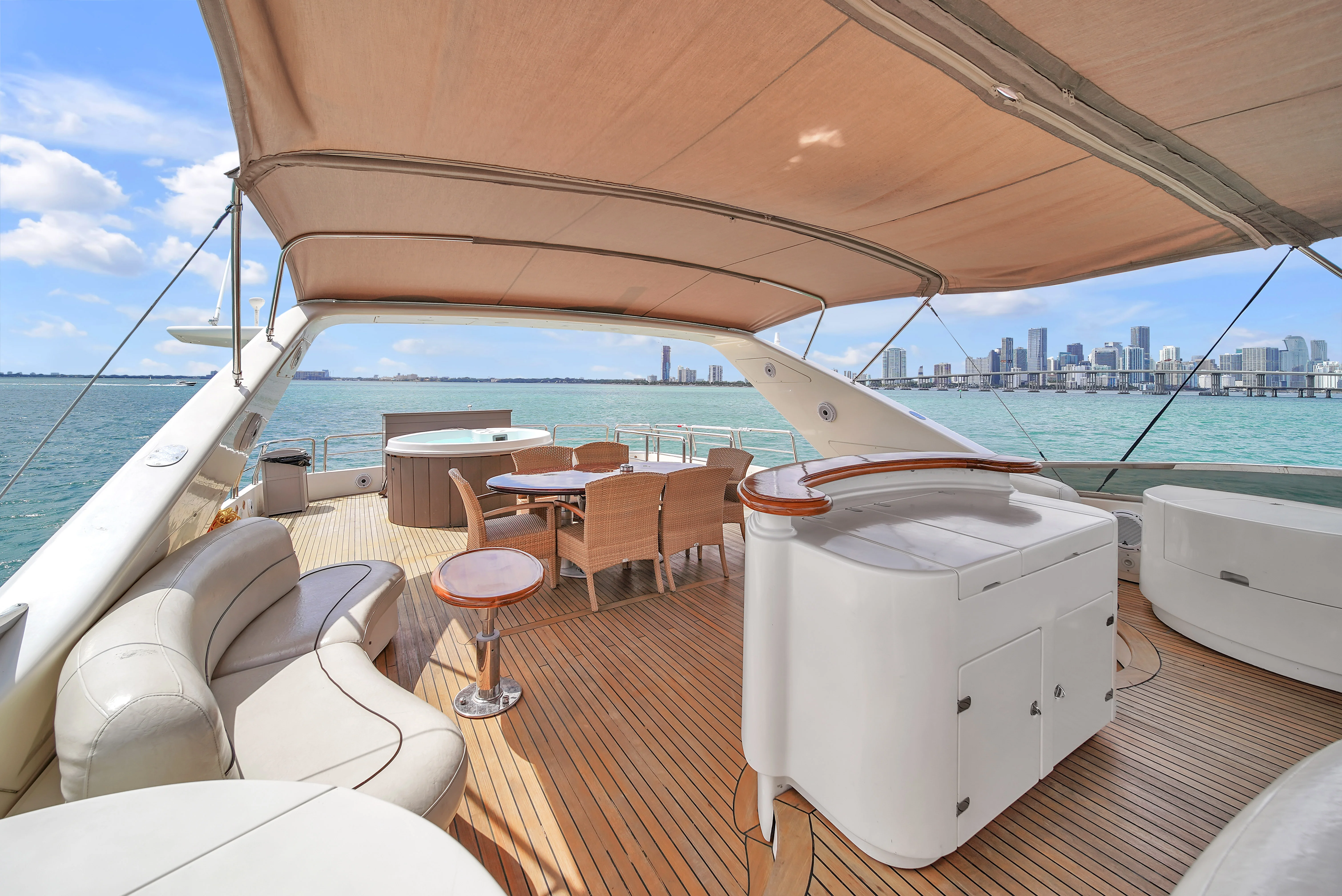 105ft Azimut Daniela sunset cruise